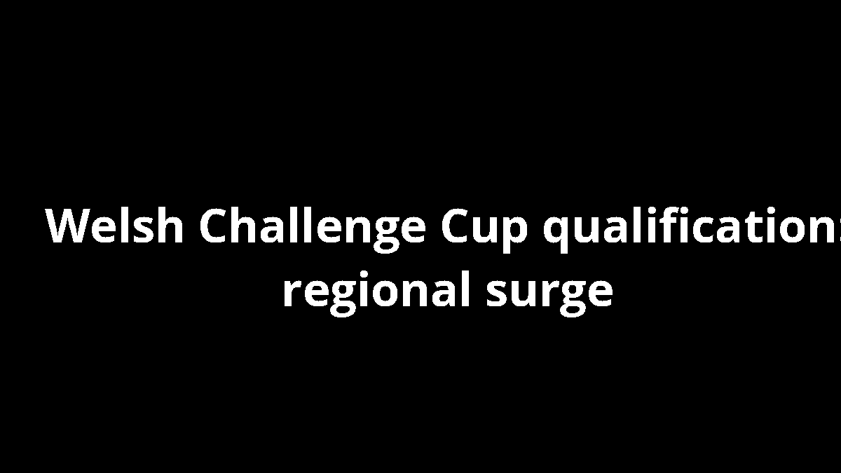 Welsh Challenge Cup qualification: regional surge